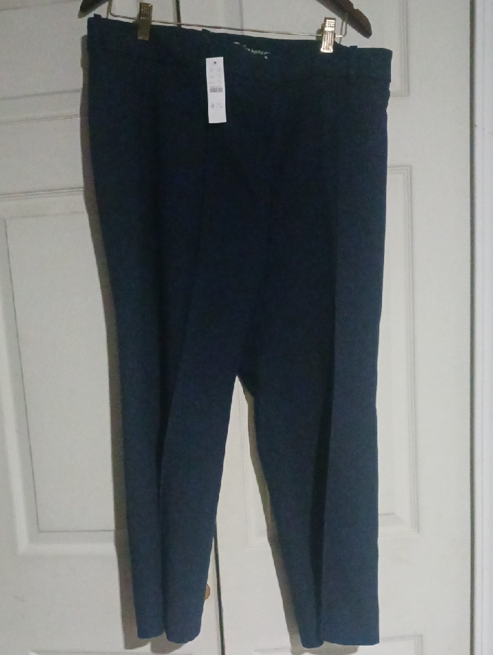 J. Crew Women's Straight-Leg Pants in Navy